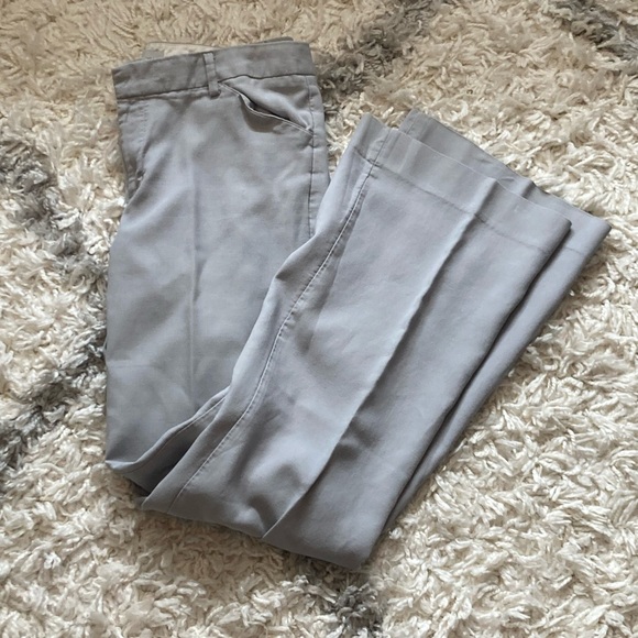 Dark Academia Grey Baggy Trousers - Picture 3 of 4